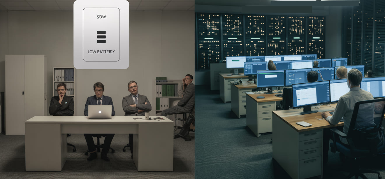 Comparison of office productivity during load shedding